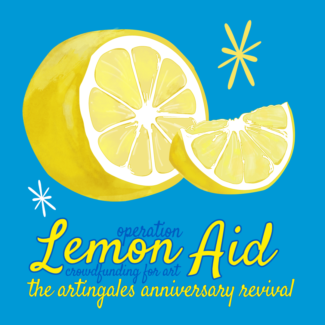 graphic with lemon aid fundraising image and text